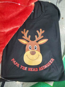 Papa the head reindeer apparel