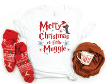 Load image into Gallery viewer, Merry Christmas ya filthy muggle apparel