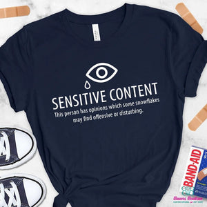Sensitive content t-shirt