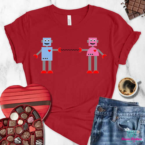Robot couple apparel