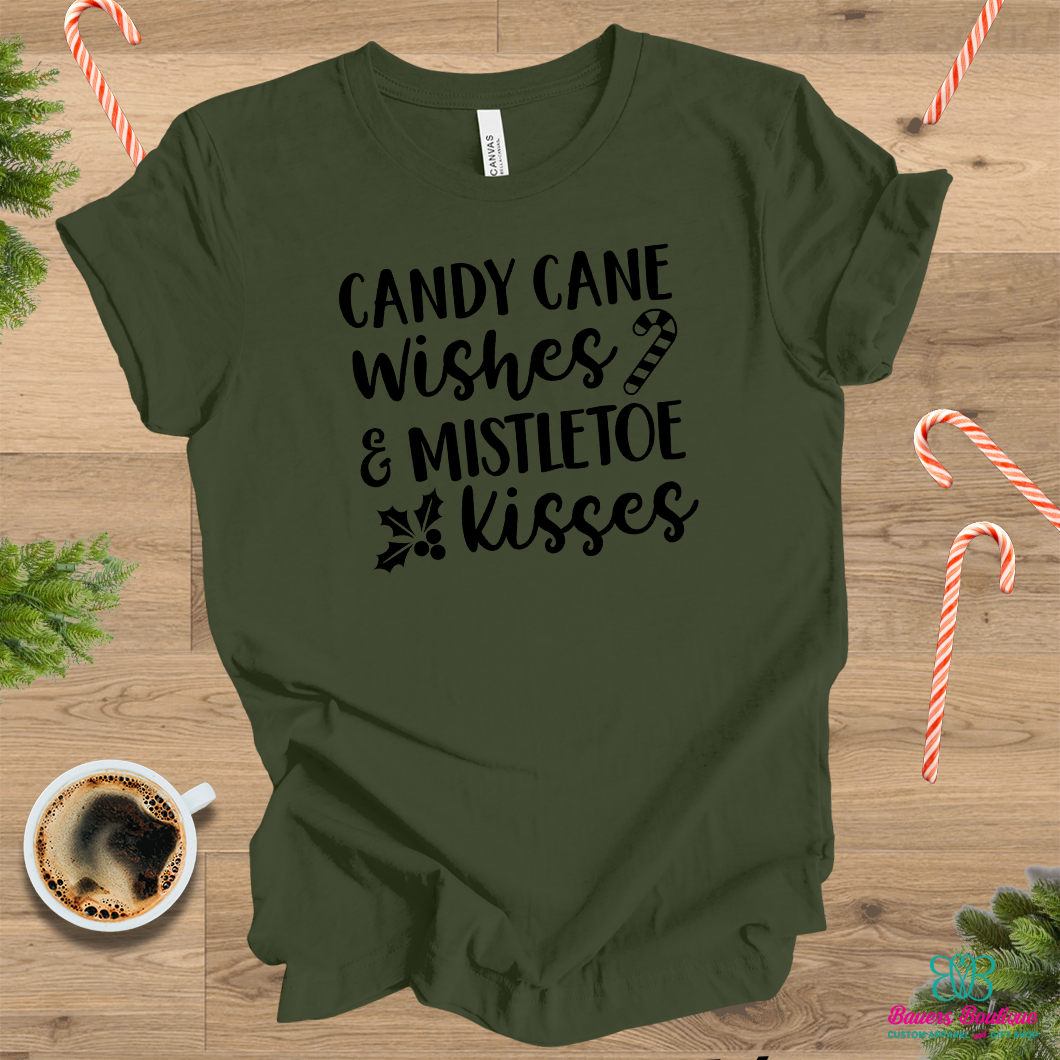 Candy cane wishes & mistletoe kisses