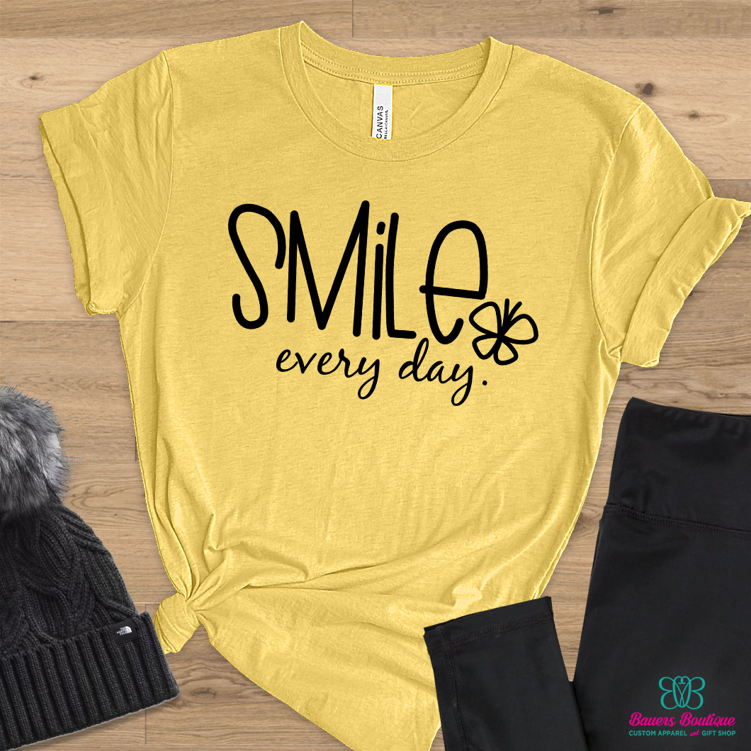 Smile every day apparel