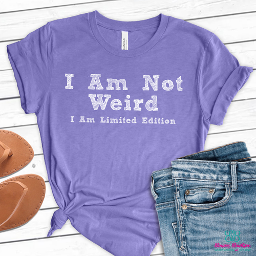 I’m not weird apparel