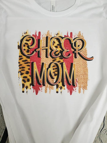 Cheer mom leopard apparel