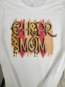Cheer mom leopard apparel