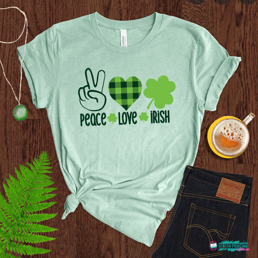 Peace Love Irish Tee