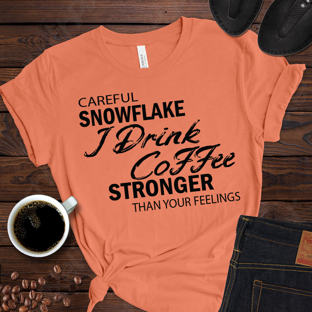 Careful snowflake t-shirt