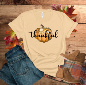 Thankful pumpkin apparel